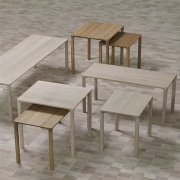 Piloti 6720 mesa de centro - Carvalho lacado-altura 41 cm - Fredericia Furniture
