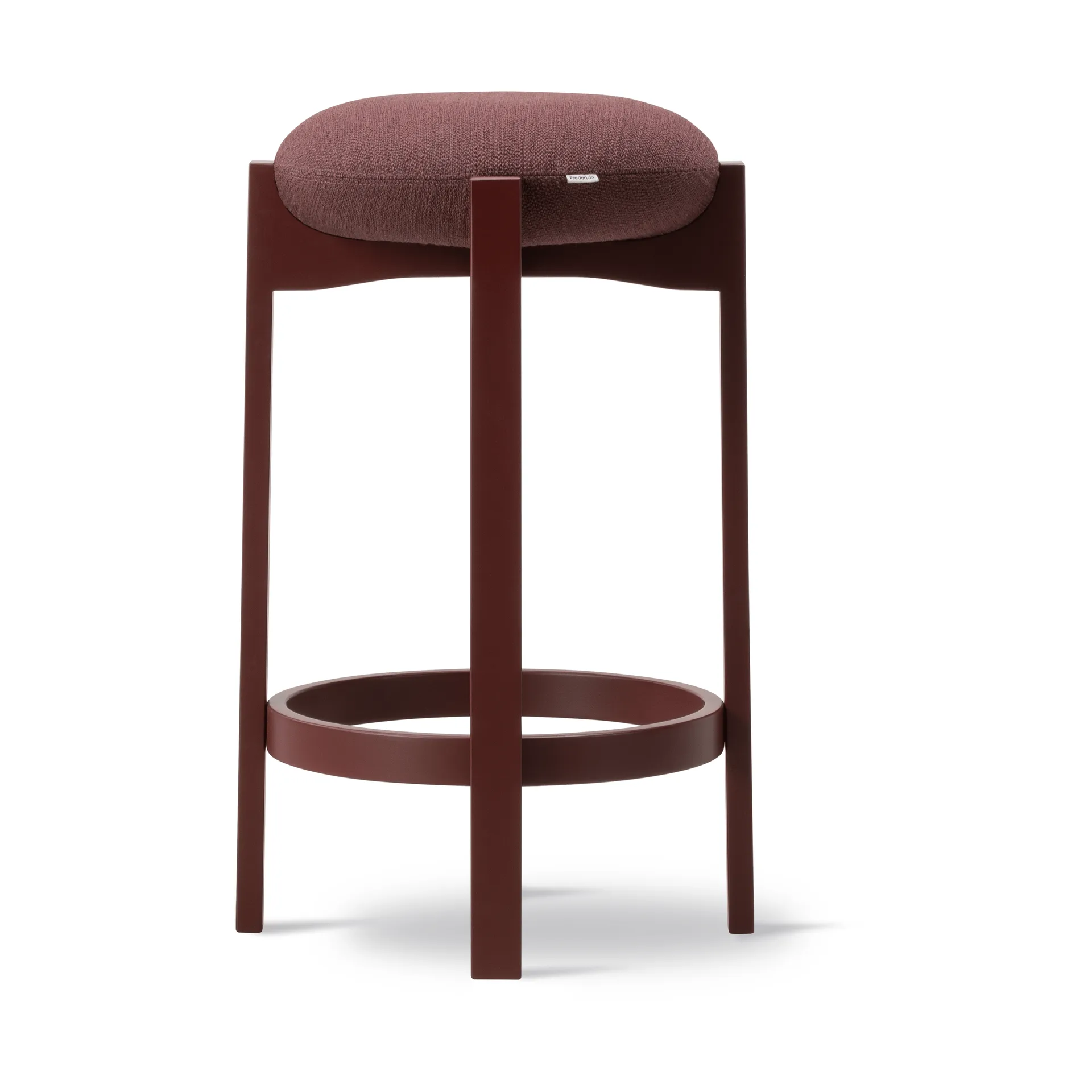 Pioneer banqueta alta, Odino RC43 bordeaux-bordeaux faia Fredericia Furniture