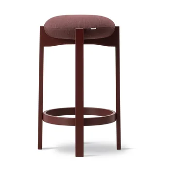 Pioneer banqueta alta - Odino RC43 bordeaux-bordeaux faia - Fredericia Furniture