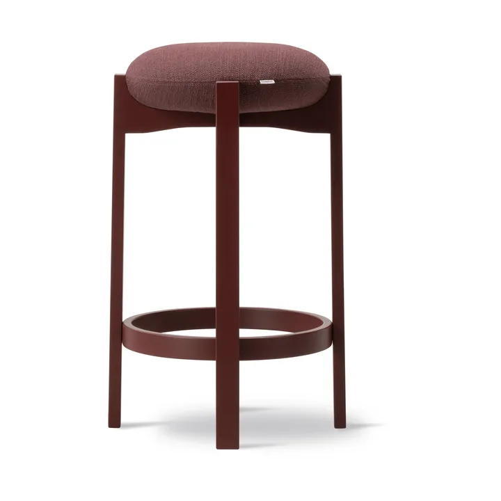 Pioneer banqueta alta - Odino RC43 bordeaux-bordeaux faia - Fredericia Furniture