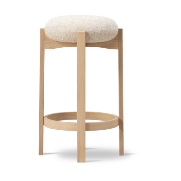 Pioneer banqueta alta - Zero 0001-lacado carvalho - Fredericia Furniture
