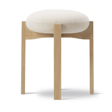Pioneer banqueta baixa - Hallingdal 200-carvalho lacado - Fredericia Furniture