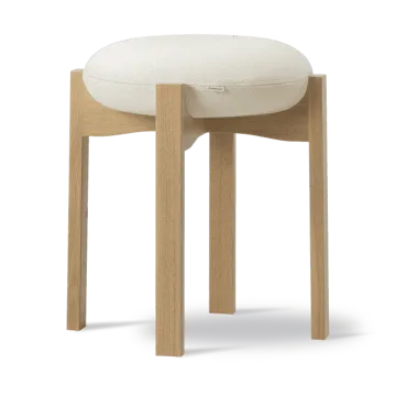 Pioneer banqueta baixa - Vidar 0106-lacado carvalho - Fredericia Furniture