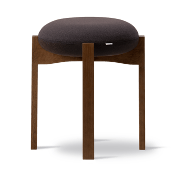 Pioneer banqueta baixa - Vidar 386-fumaça envernizado carvalho - Fredericia Furniture