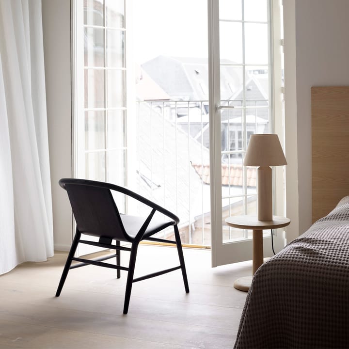 Pon mesa de apoio, Carvalho fumado oleado, Ø40 cm Fredericia Furniture