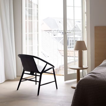 Pon mesa de apoio - Carvalho fumado óleo, Ø35 cm - Fredericia Furniture