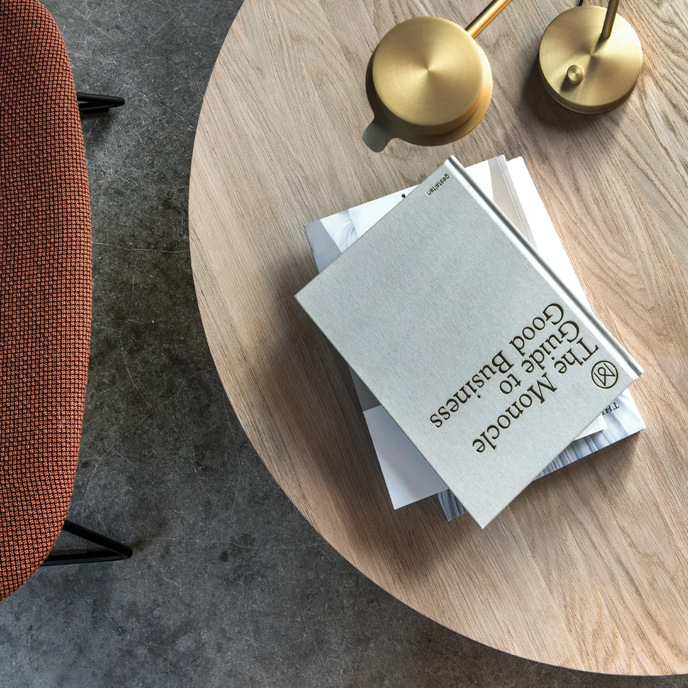 Pon mesa de centro, Carvalho lacado preto Fredericia Furniture