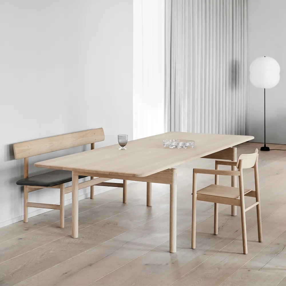 Post 6438 mesa de jantar, Carvalho saboneteado, 100x225 cm Fredericia Furniture