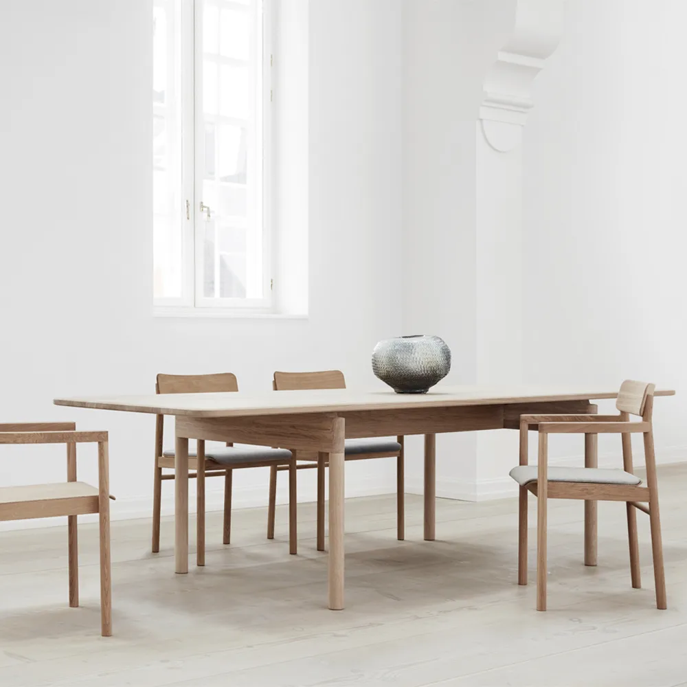 Post 6442 mesa de jantar, Carvalho ensaboado, 100x320 cm Fredericia Furniture