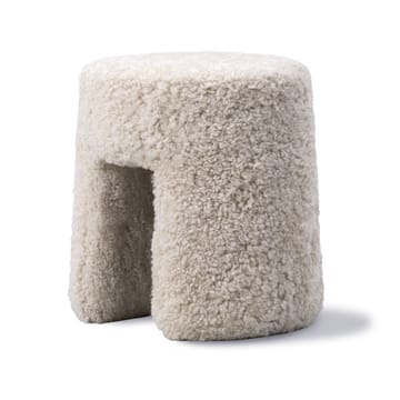 Sequoia pufe - Pele de carneiro moonlight - Fredericia Furniture