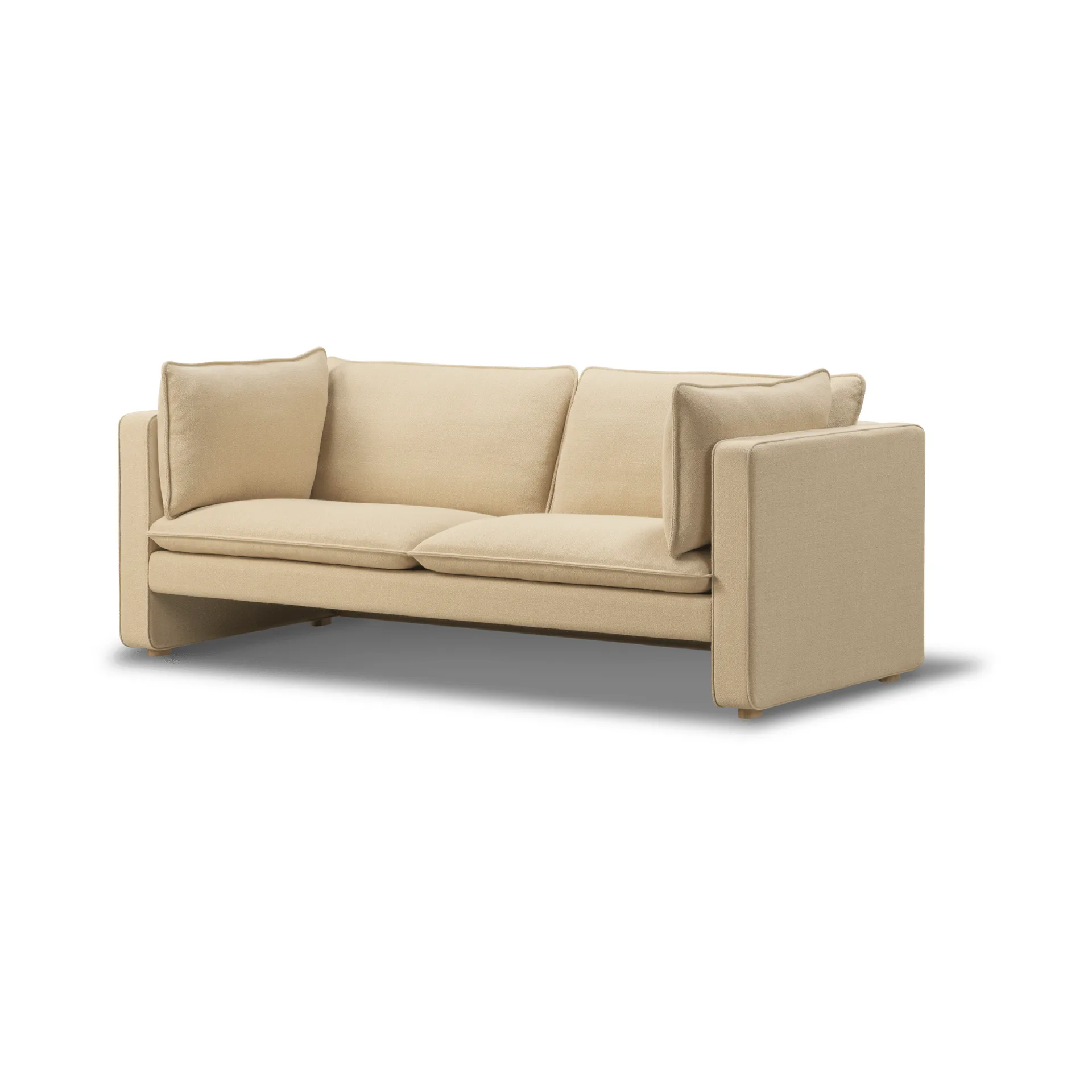 Sofá Jota, Vidar 323-carvalho com óleo claro, 185 cm, 2 lugares Fredericia Furniture