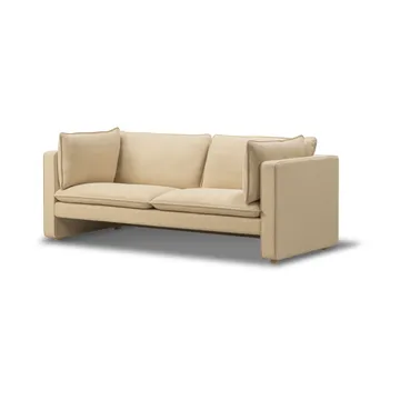 Sofá Jota - Vidar 323-carvalho com óleo claro, 185 cm, 2 lugares - Fredericia Furniture