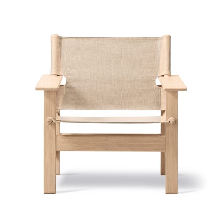 The Canvas Chair poltrona - Canvas carvalho natural-enxaguado - Fredericia Furniture