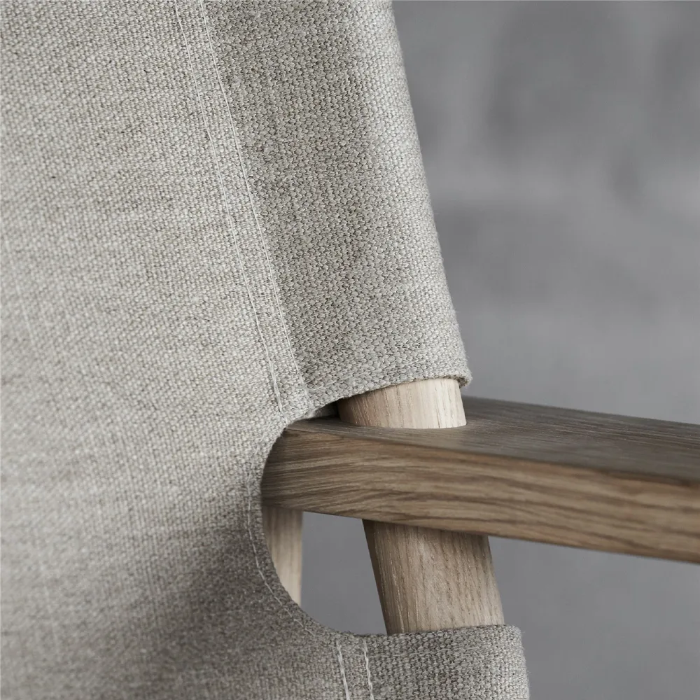 The Canvas Chair poltrona, Canvas natural-caroço de óleo de carvalho Fredericia Furniture