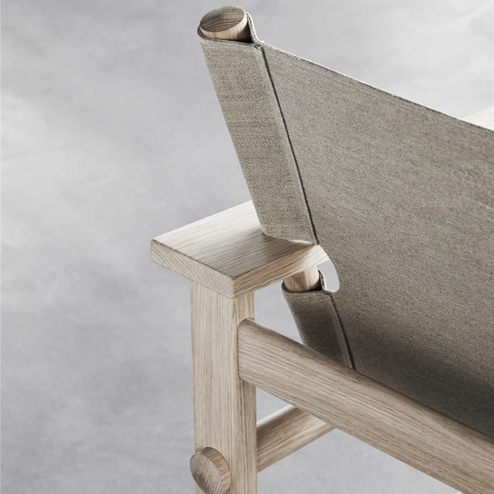 The Canvas Chair poltrona, Canvas natural-caroço de óleo de carvalho Fredericia Furniture