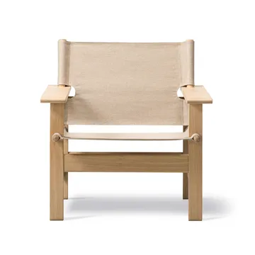The Canvas Chair poltrona - Canvas natural-caroço de óleo de carvalho - Fredericia Furniture