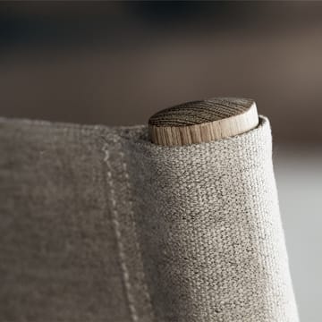 The Canvas Chair poltrona - Canvas preto-carvalho envernizado preto - Fredericia Furniture