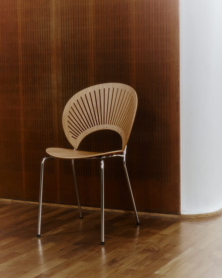 Trinidad 3398 cadeira, Carvalho oleado-aco inox escovado Fredericia Furniture