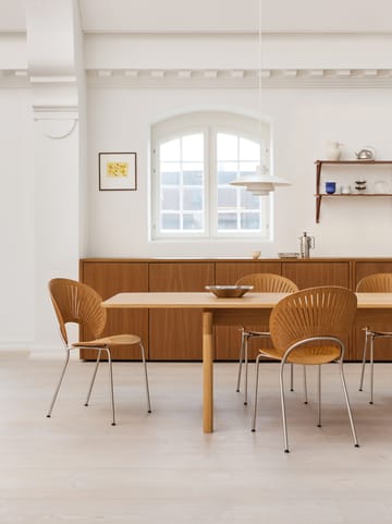 Trinidad 3398 cadeira - Carvalho oleado-aco inox escovado - Fredericia Furniture