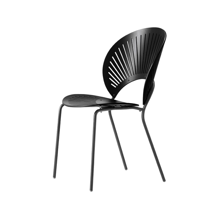 Trinidad 3398 cadeira - Pé em freixo tingido preto-preto - Fredericia Furniture
