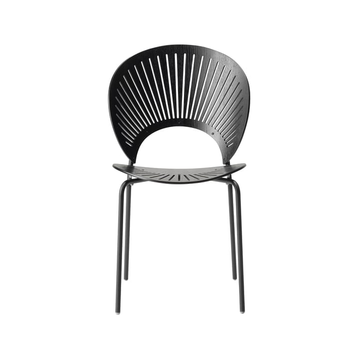 Trinidad 3398 cadeira, Pé em freixo tingido preto-preto Fredericia Furniture