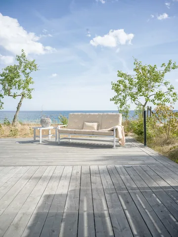 09 sofá - Branco, 3 lugares - Fri Form