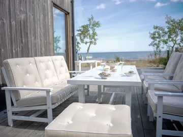 09 sofá - Branco, 3 lugares - Fri Form