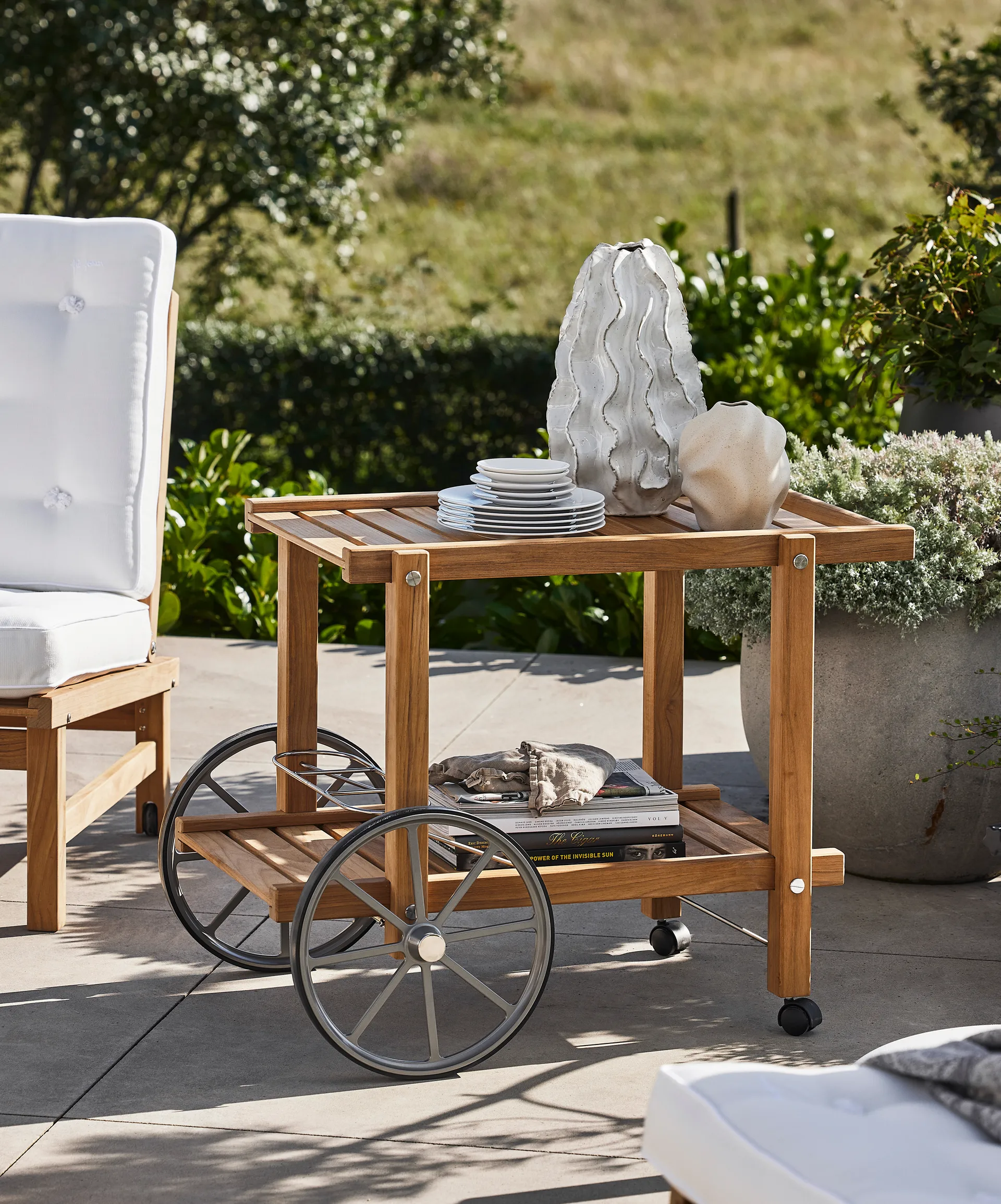 14 carrinho de servir, Teca Fri Form