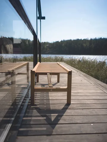 45 banco - Teca, 135 cm - Fri Form