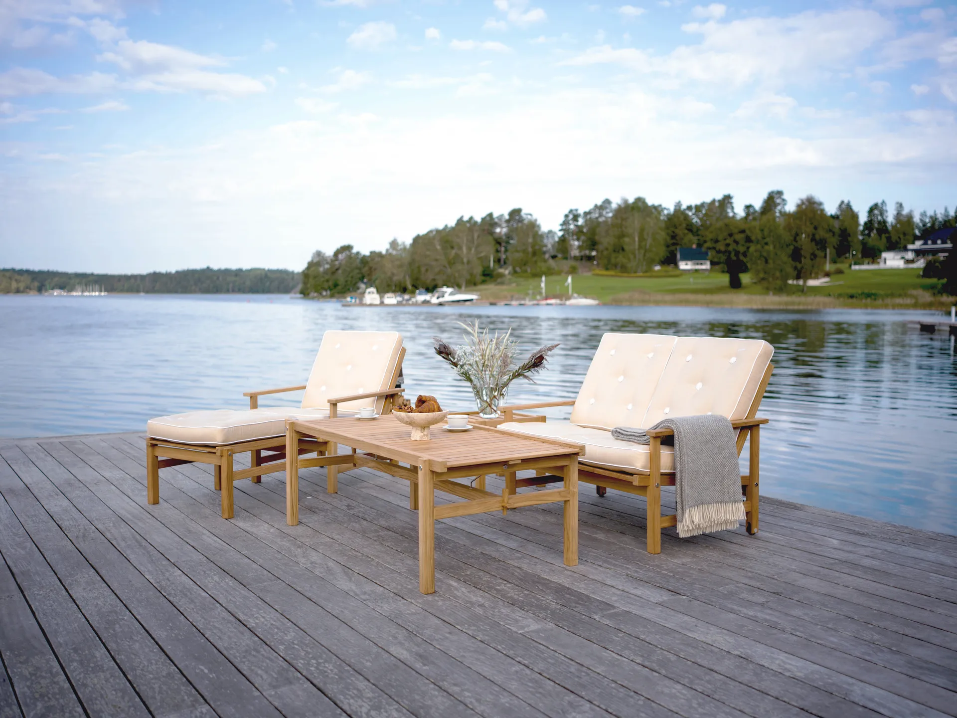 63 mesa, Teca, 150x73x51 cm Fri Form