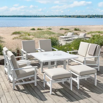 65 mesa - Branco, 124x122x72 cm - Fri Form