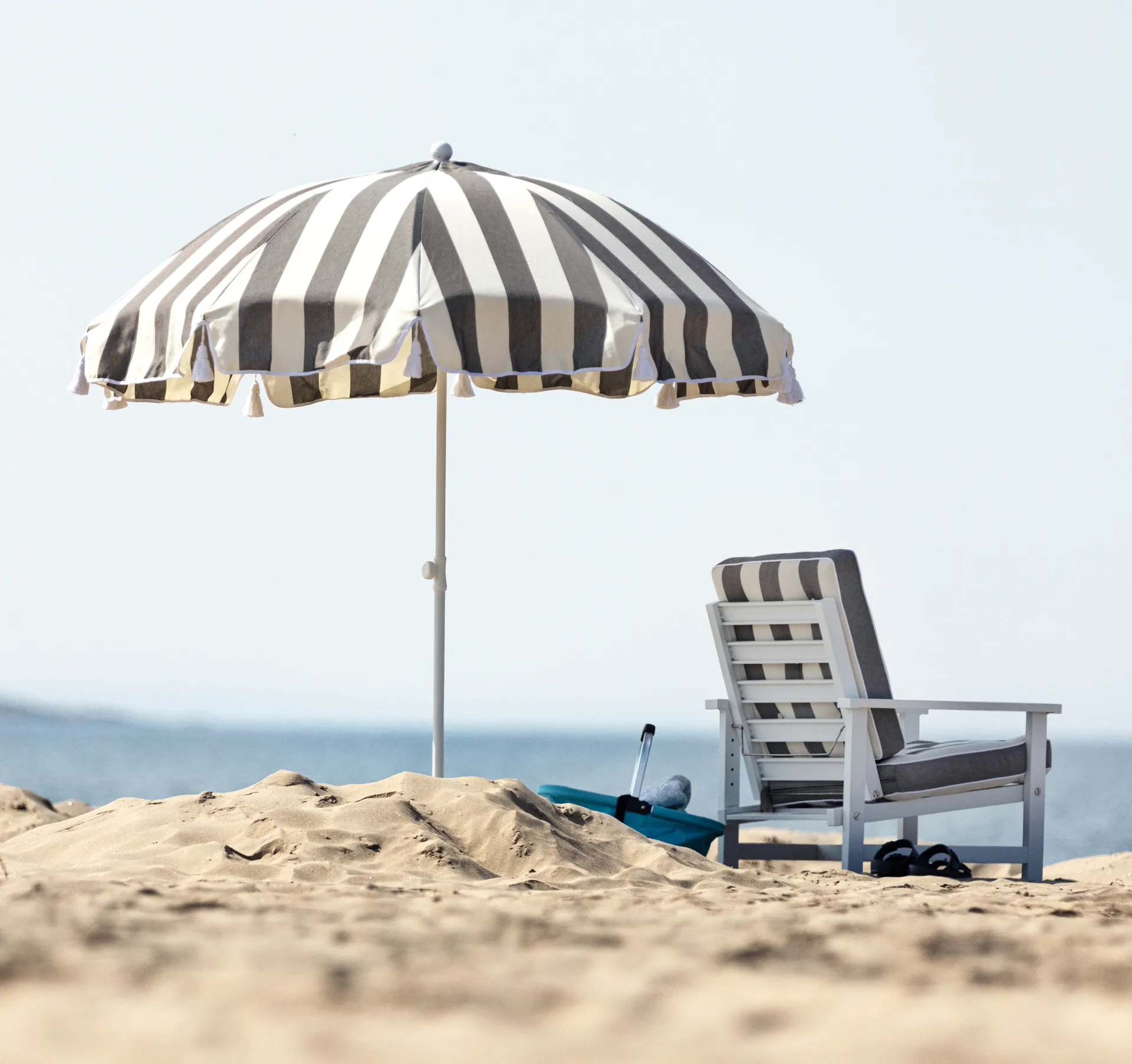 90 guarda-sol, Crown listrado, Ø220 cm Fri Form