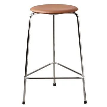 Banco de couro High Dot - Wild leather walnut - Fritz Hansen