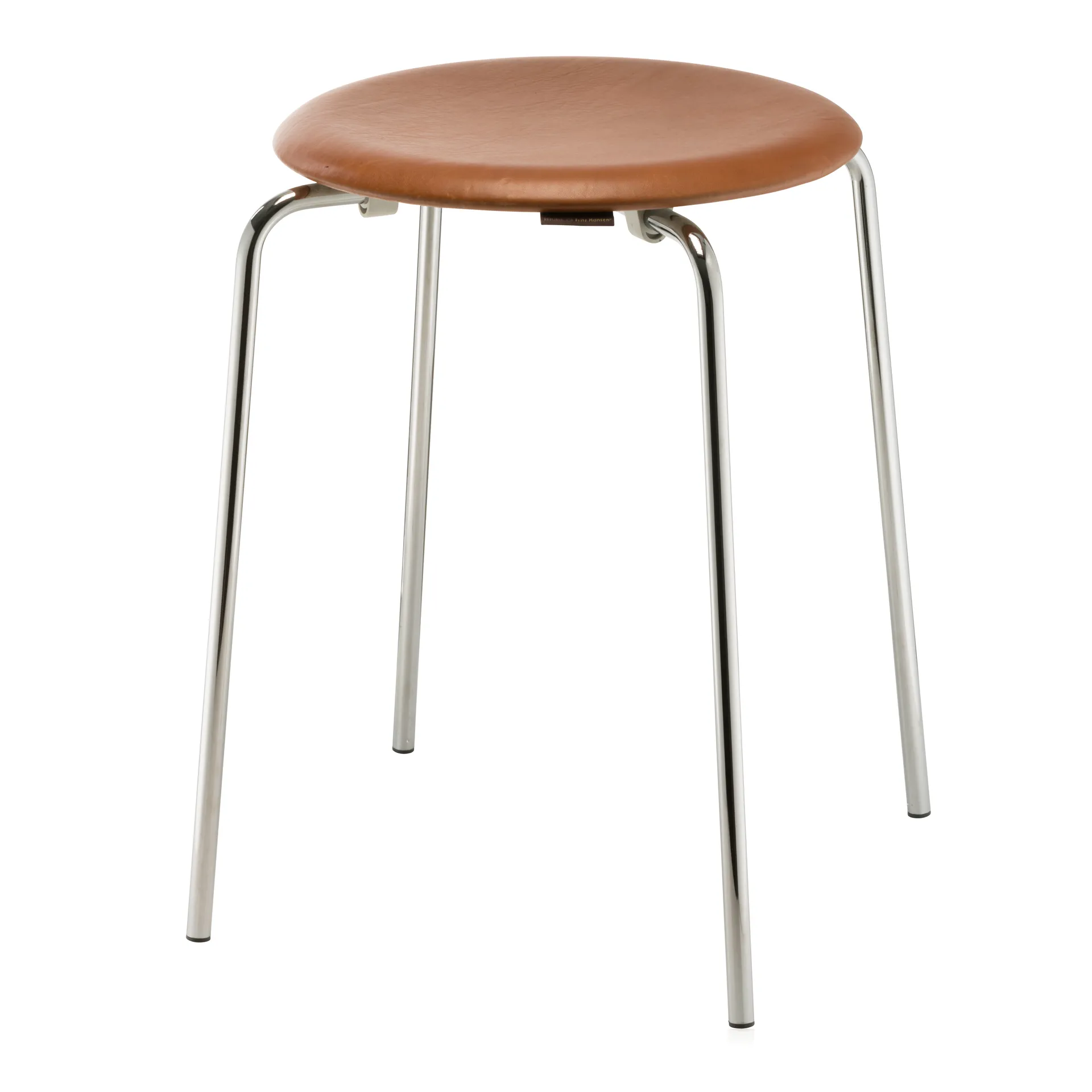 Banco em pele Dot, Wild leather walnut Fritz Hansen