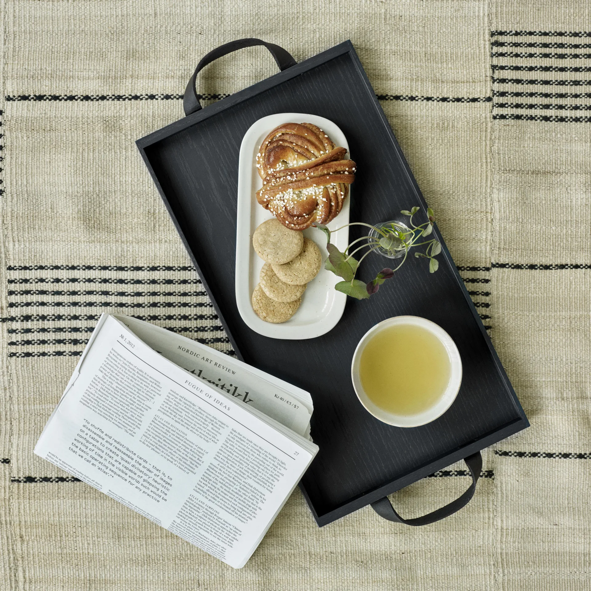 Bandeja Norr 25,5x46 cm, Carvalho escuro Fritz Hansen