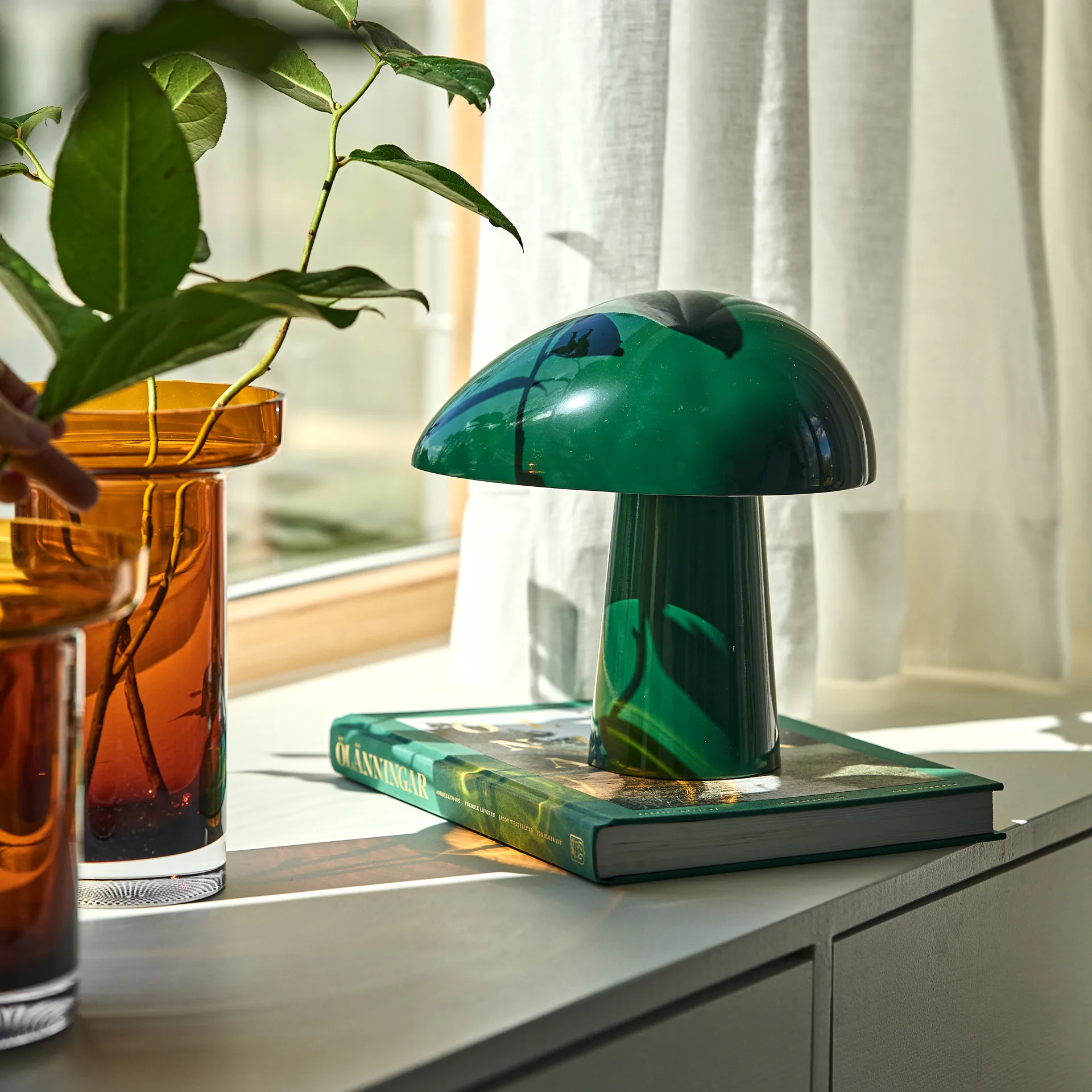 Candeeiro de mesa Night Owl Limited Edition, Forest green Fritz Hansen