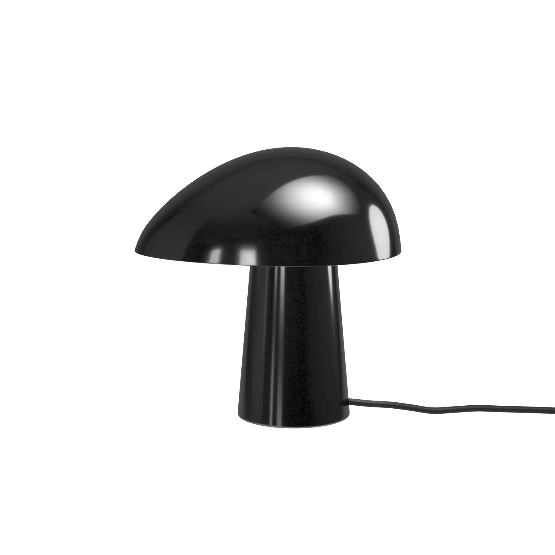 Candeeiro de mesa Night Owl steel, Black Fritz Hansen