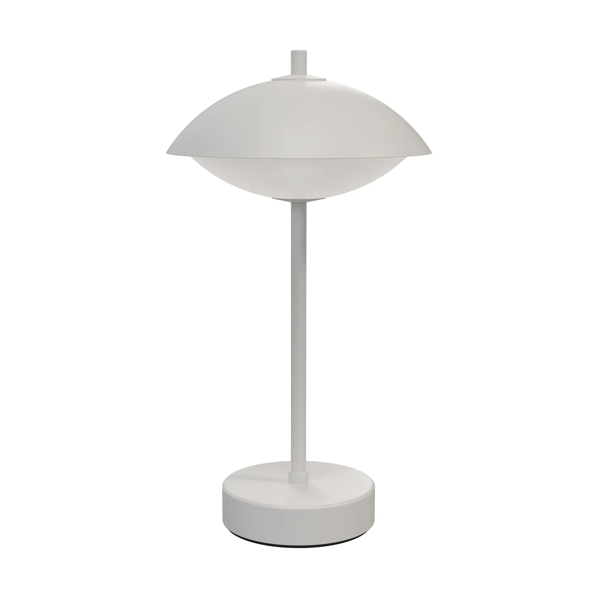Candeeiro de mesa portátil Clam 31 cm, White Fritz Hansen