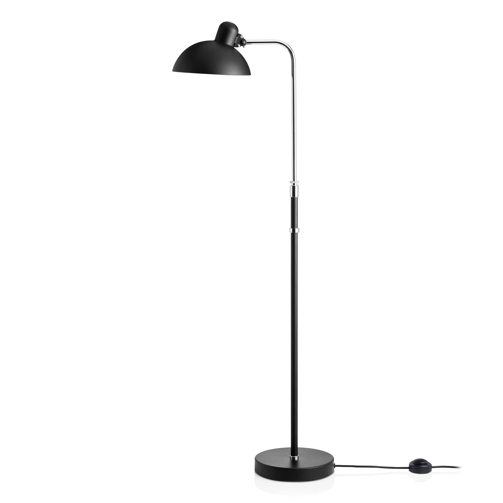Candeeiro de pé Kaiser Idell 6580-F Luxus, Preto mate Fritz Hansen