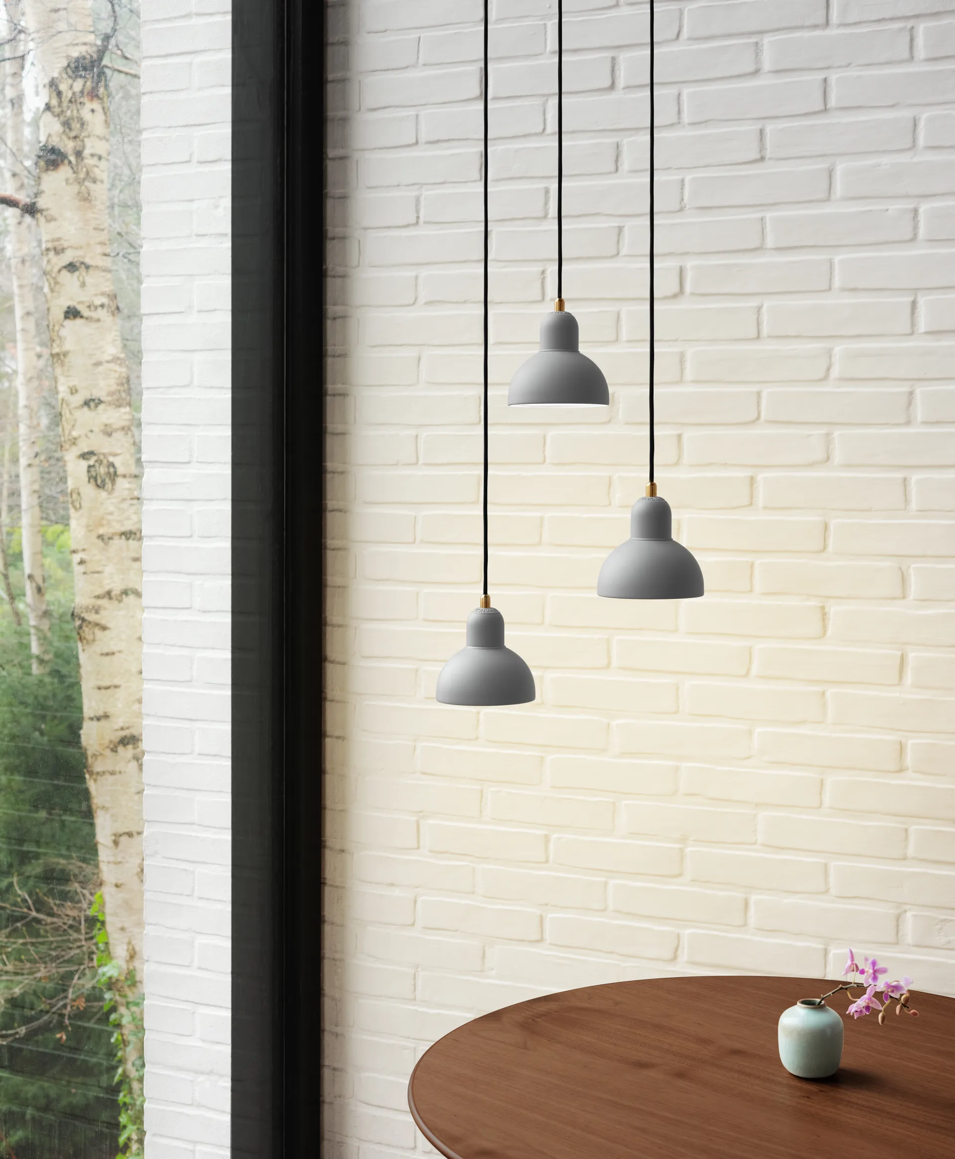 Candeeiro suspenso Kaiser Idell 6722-P, Easy Grey Fritz Hansen
