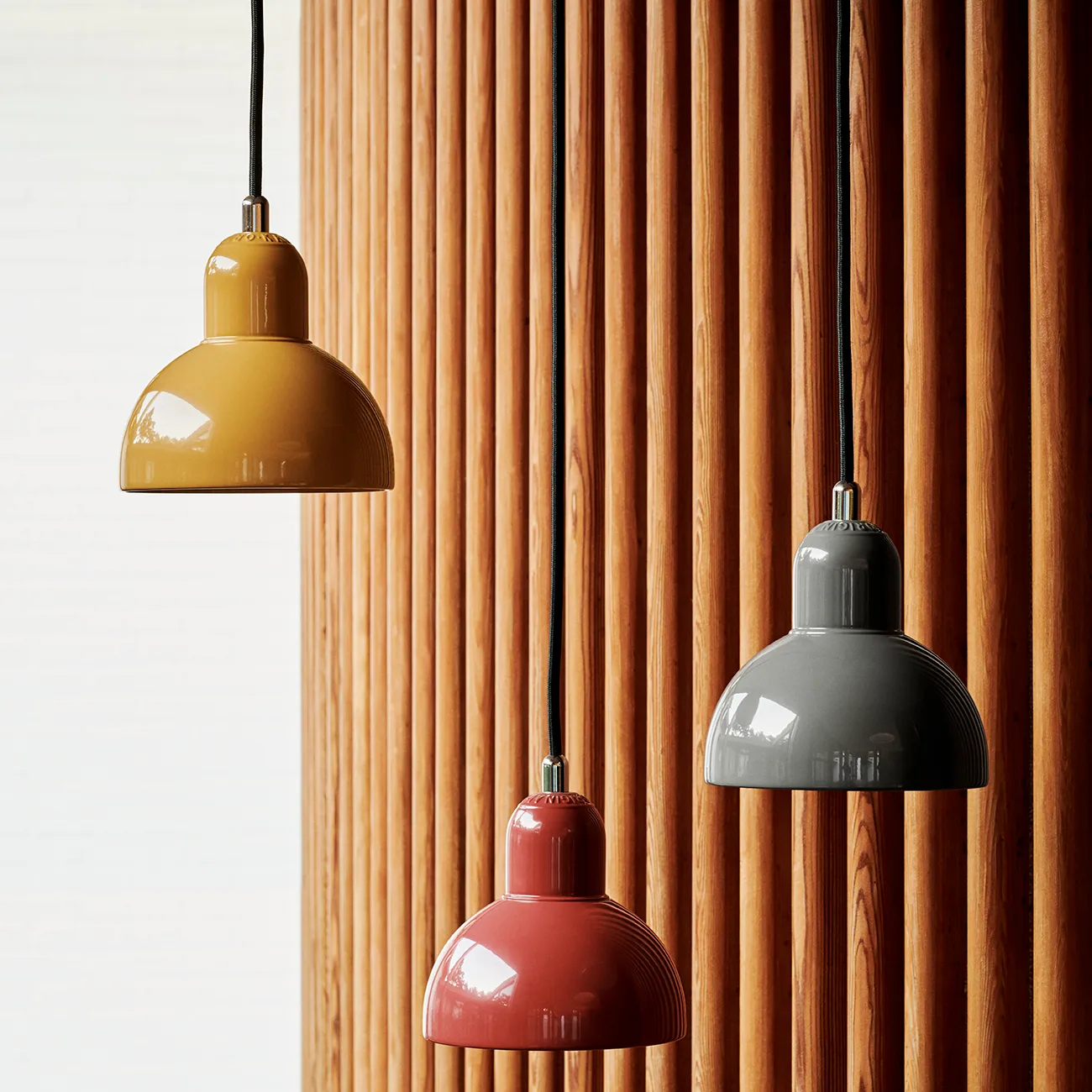 Candeeiro suspenso Kaiser Idell 6722-P, russet red Fritz Hansen