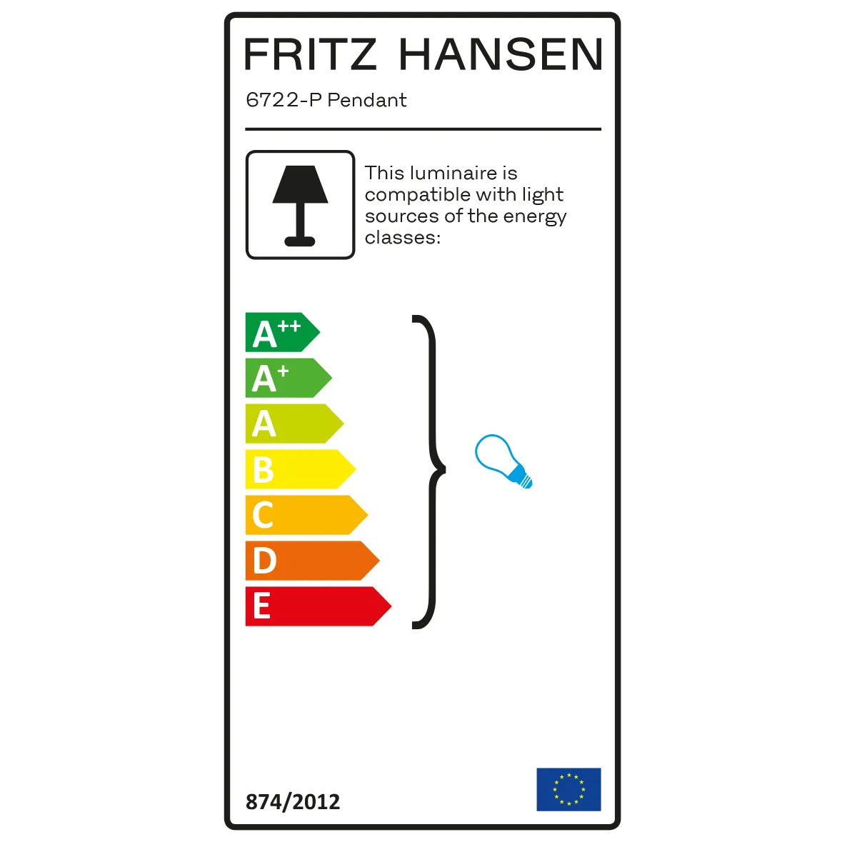 Candeeiro suspenso Kaiser Idell 6722-P, russet red Fritz Hansen