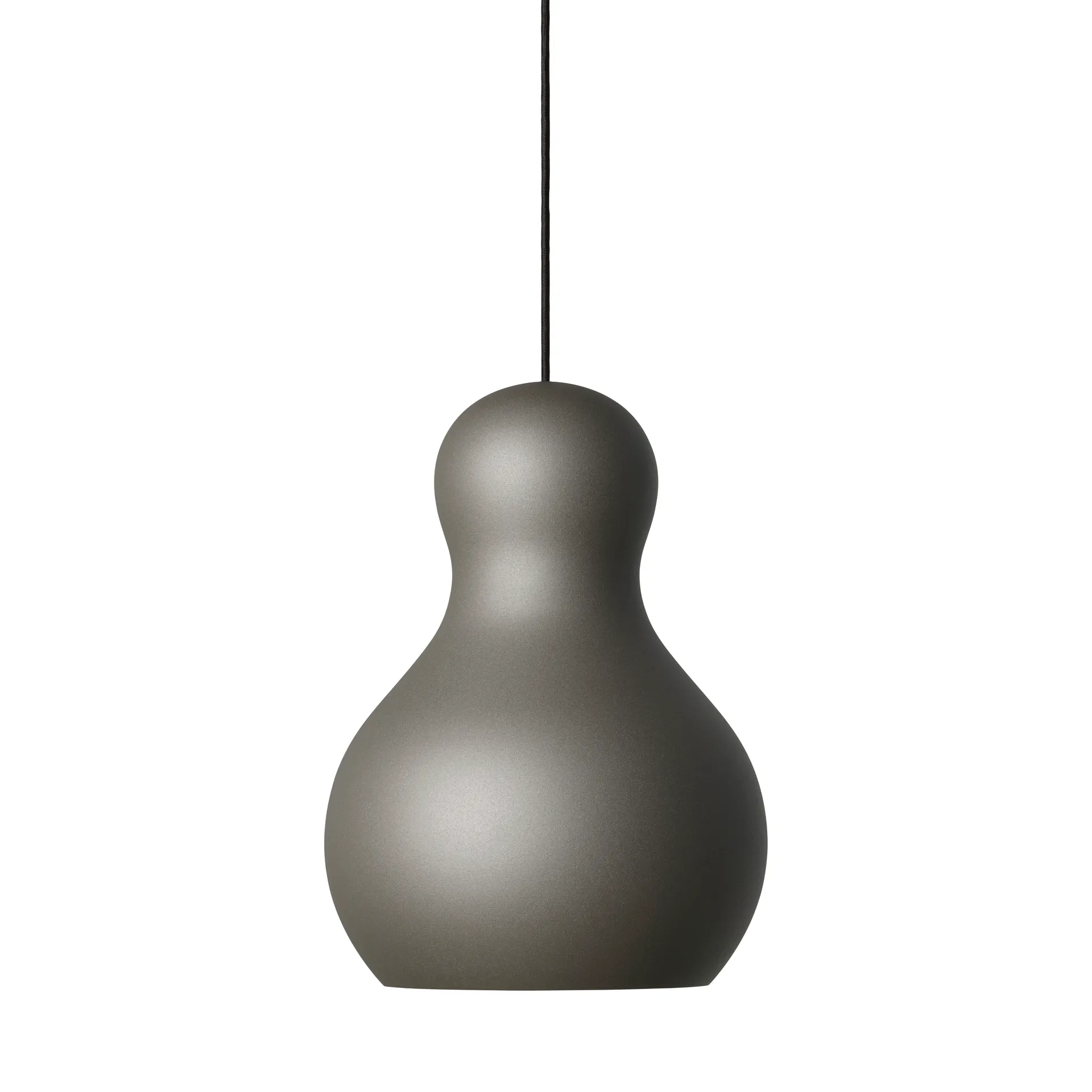 Candeeiro suspenso mate Calabash P2, grey meteor Fritz Hansen