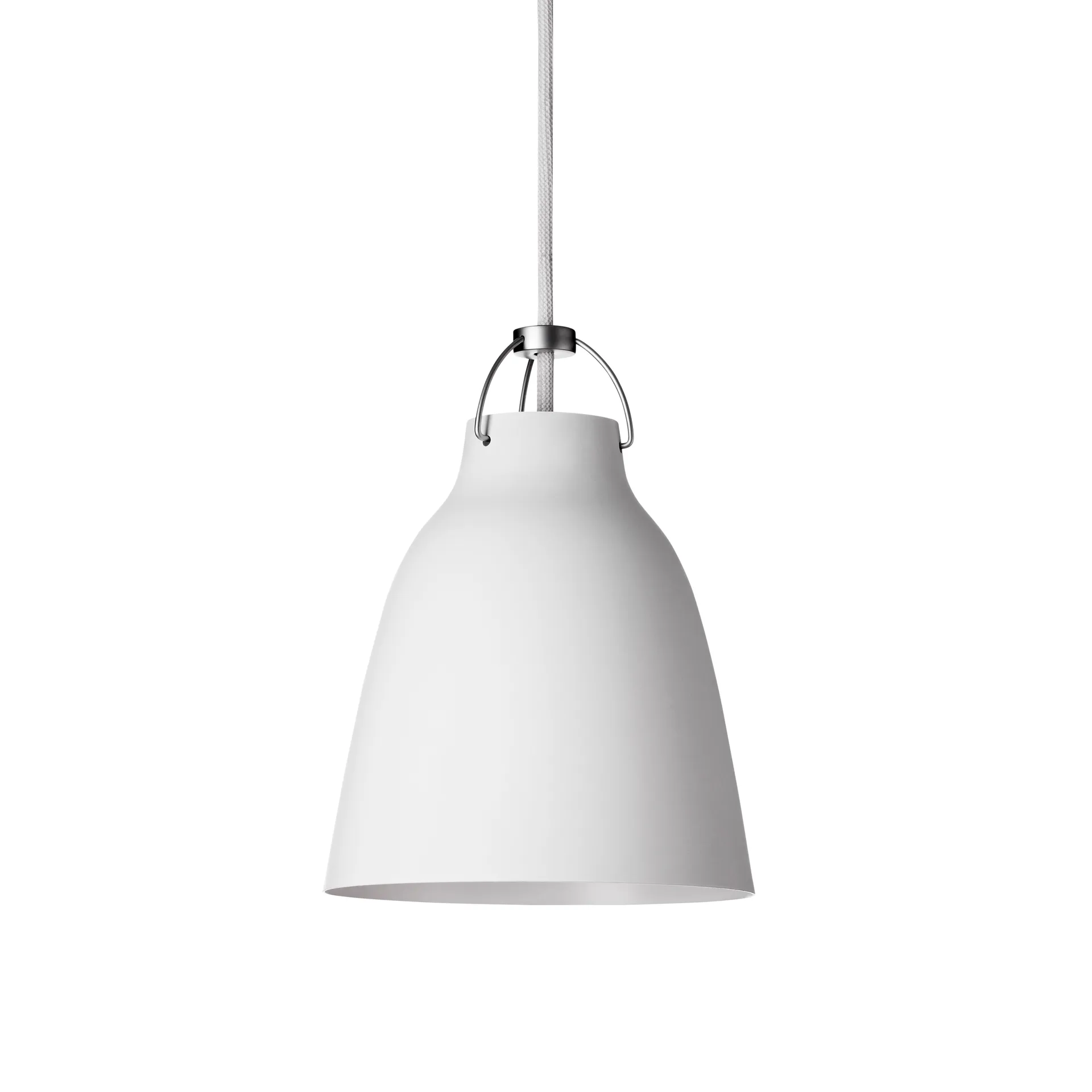 Candeeiro suspenso mate Caravaggio P1, Branco Fritz Hansen