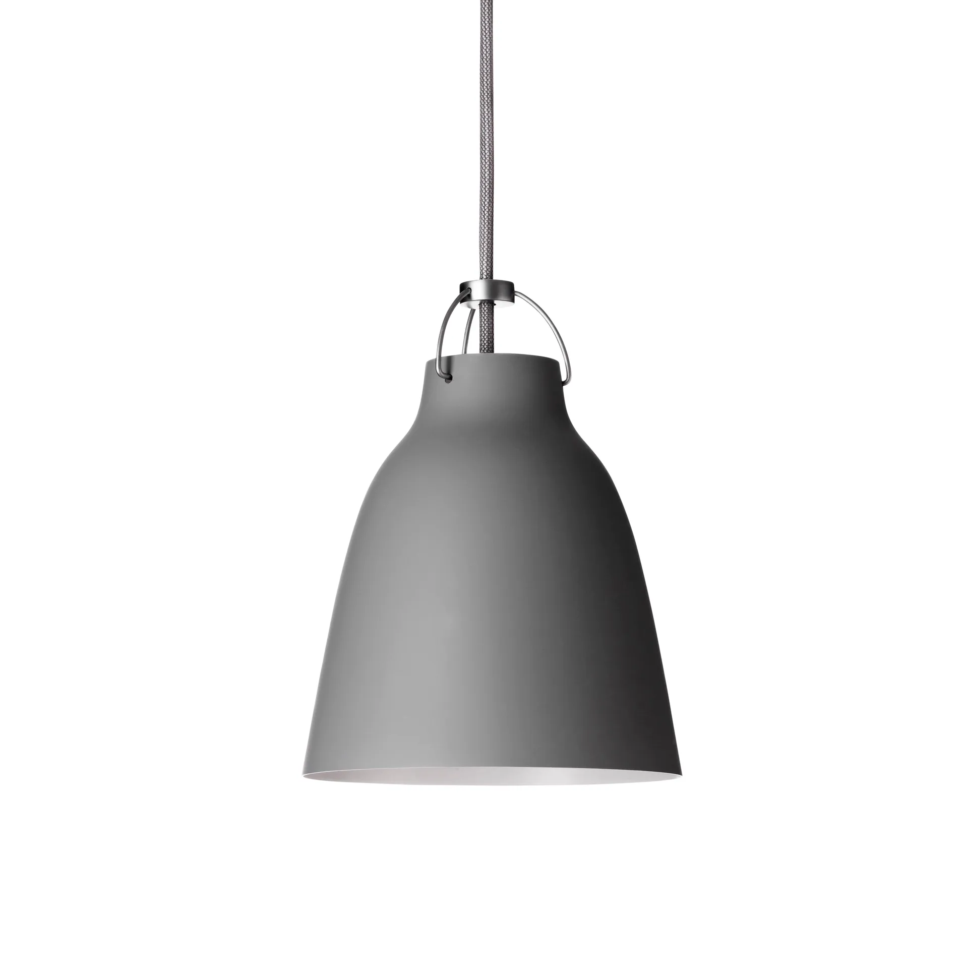 Candeeiro suspenso mate Caravaggio P1, Grey45 Fritz Hansen