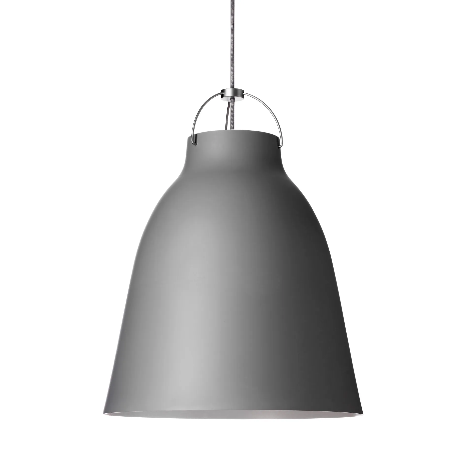 Candeeiro suspenso mate Caravaggio P3, Grey45 Fritz Hansen