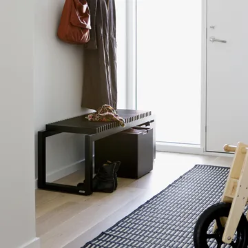 Cutter banco 121 cm - Carvalho lacado a preto - Fritz Hansen