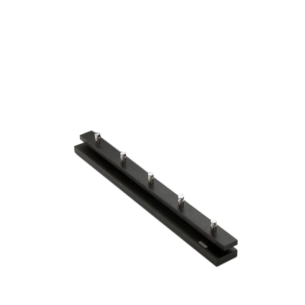 Cutter cabide, Carvalho lacado a preto, 5 botões Fritz Hansen