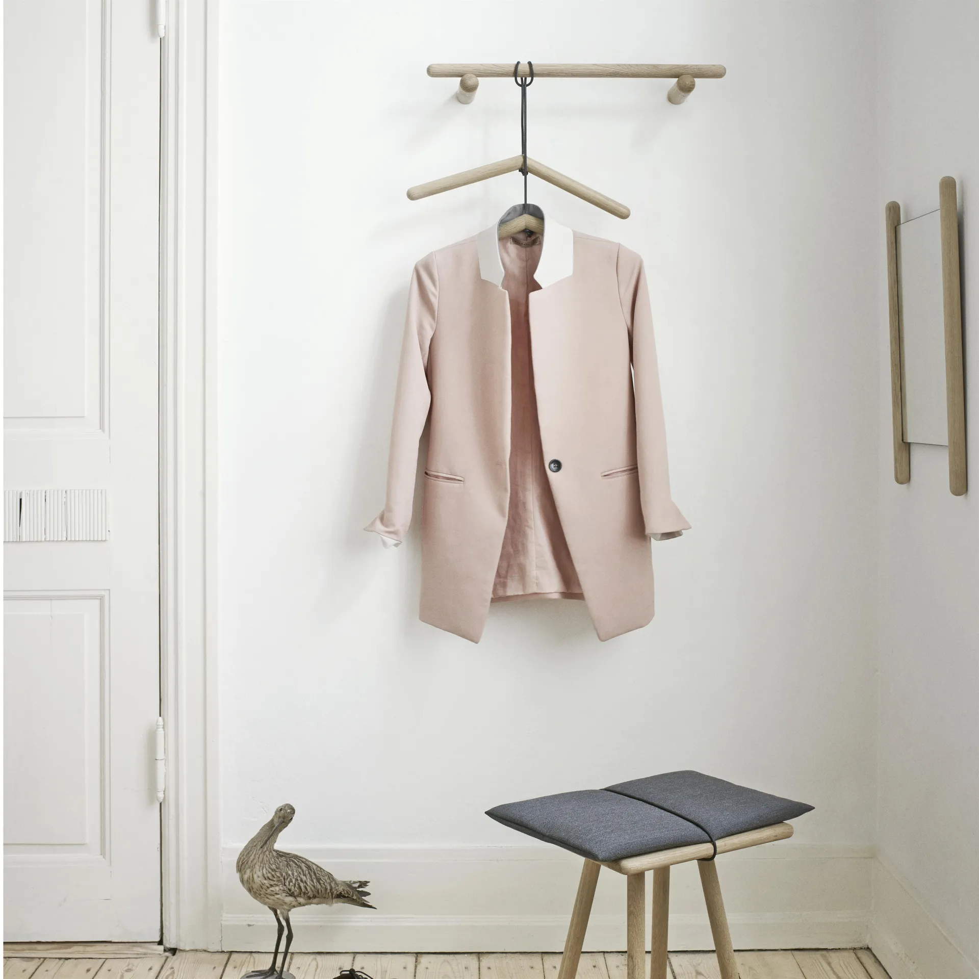 Georg assento baixo, Carvalho Fritz Hansen