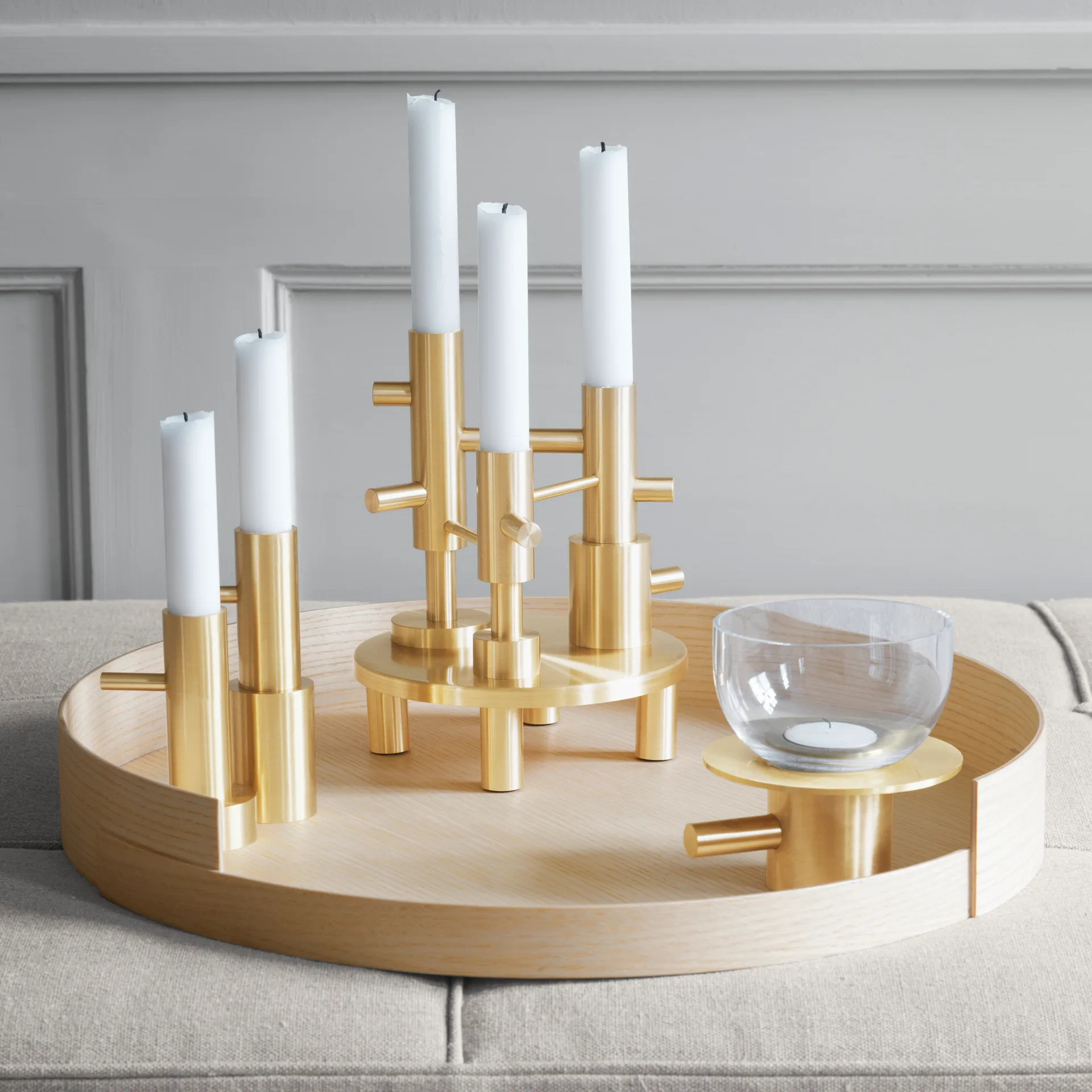 Suporte de velas Jaime Hayon Single, latão, #2 Fritz Hansen